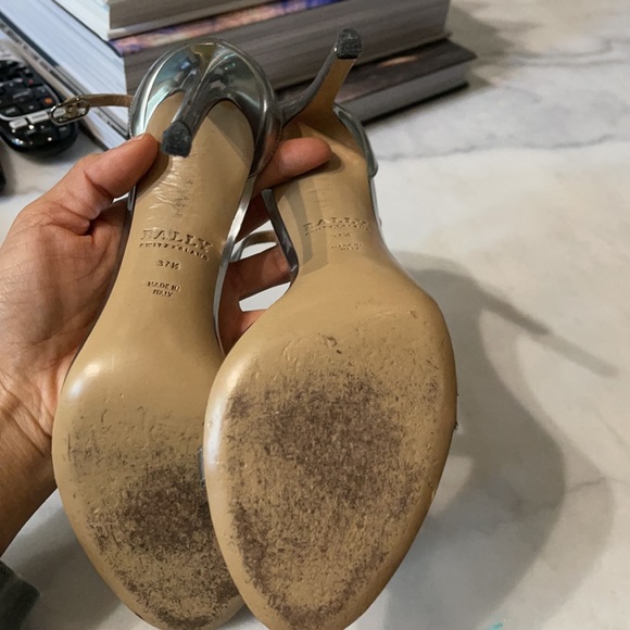 Bally silver strap sandals - Picture 4 of 4